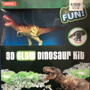 3D glow Dinasour kit